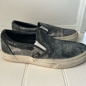 Vans classic slip on metallic